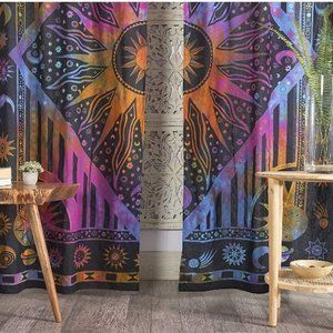 Boho Mandala Curtain Set